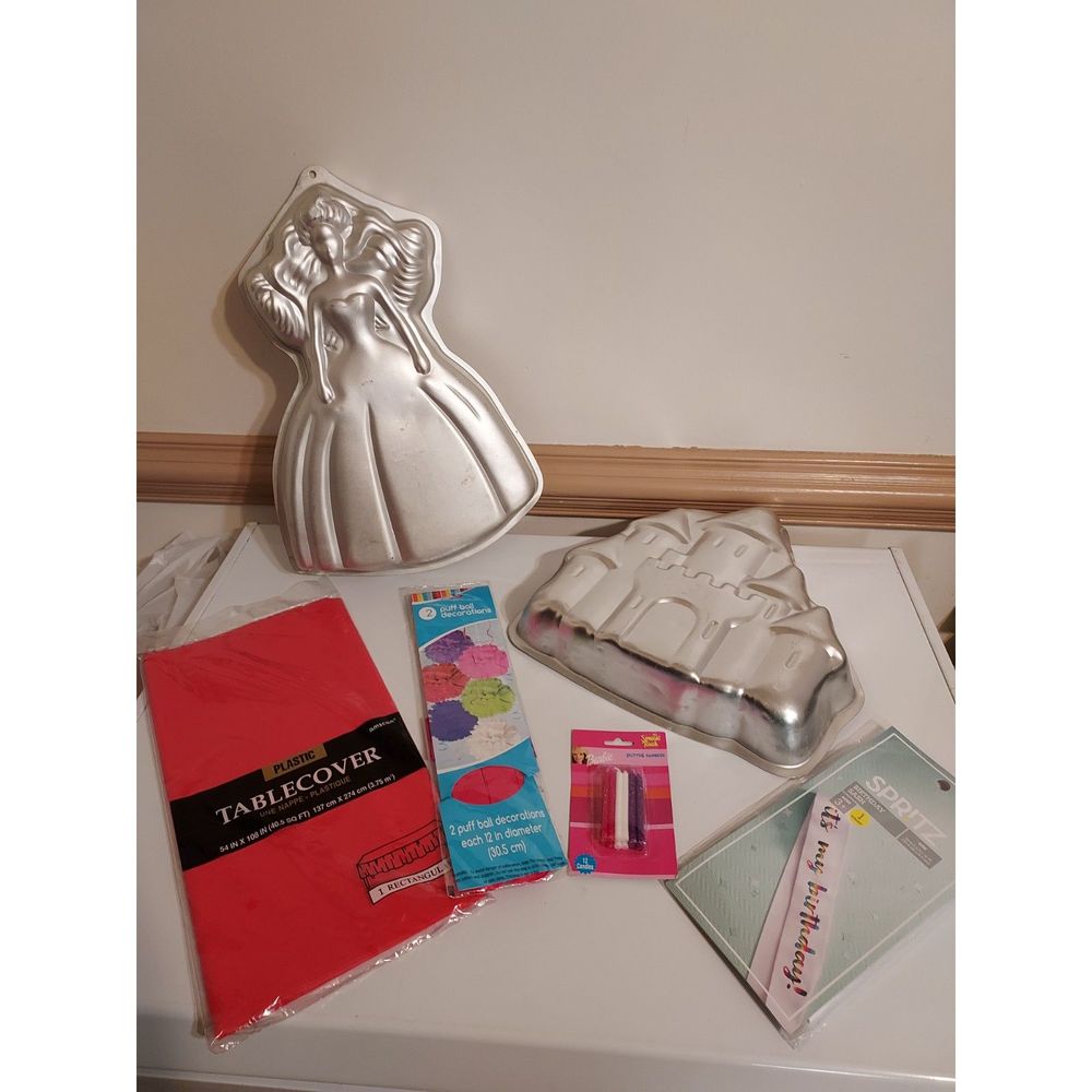 Barbie Doll And Enchanted Castle Aluminum Cake Pan/Mold